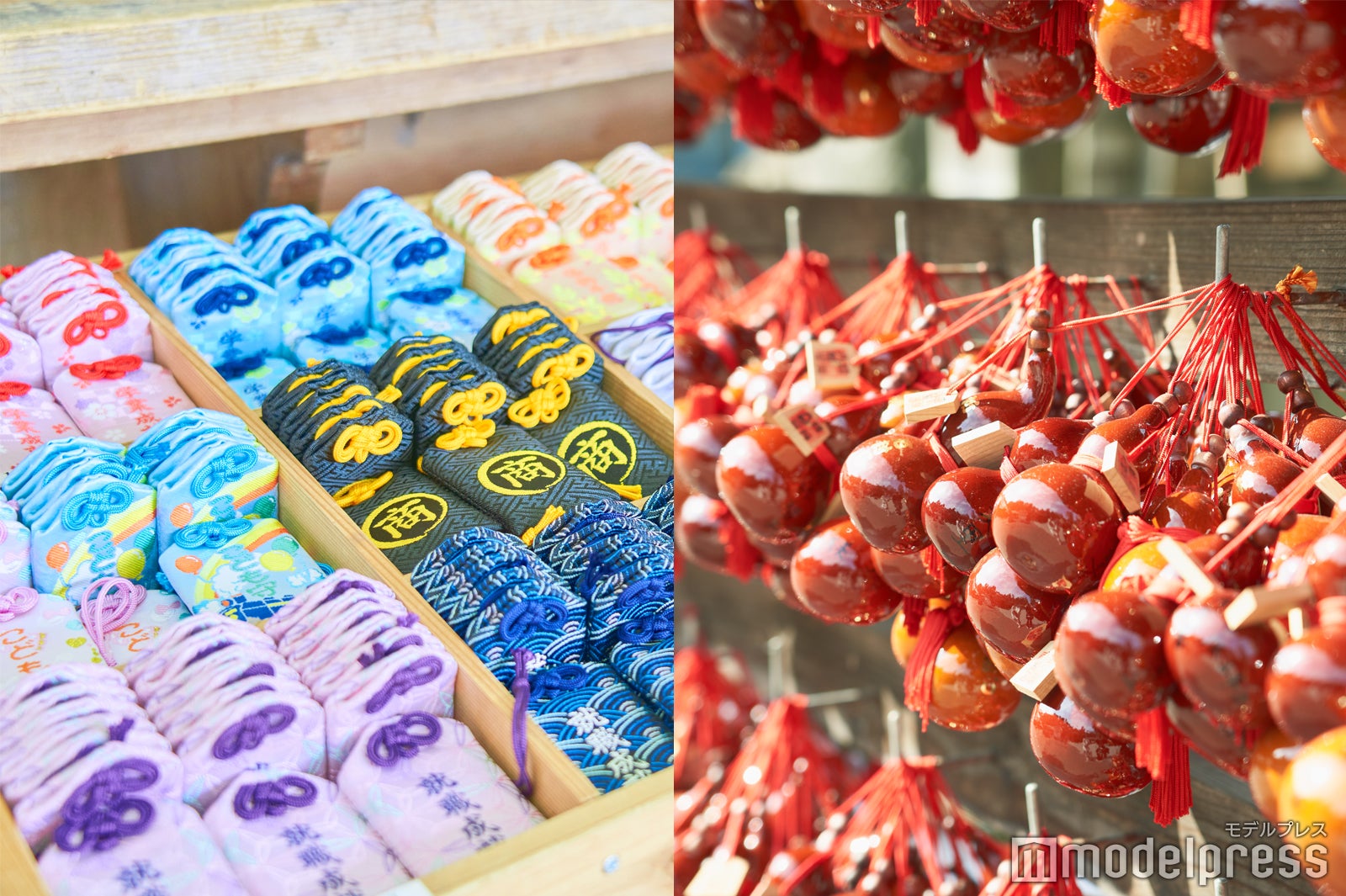 （左から）お守り、ひょうたん（C）モデルプレス