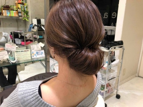 バランスよく、ラフに崩す