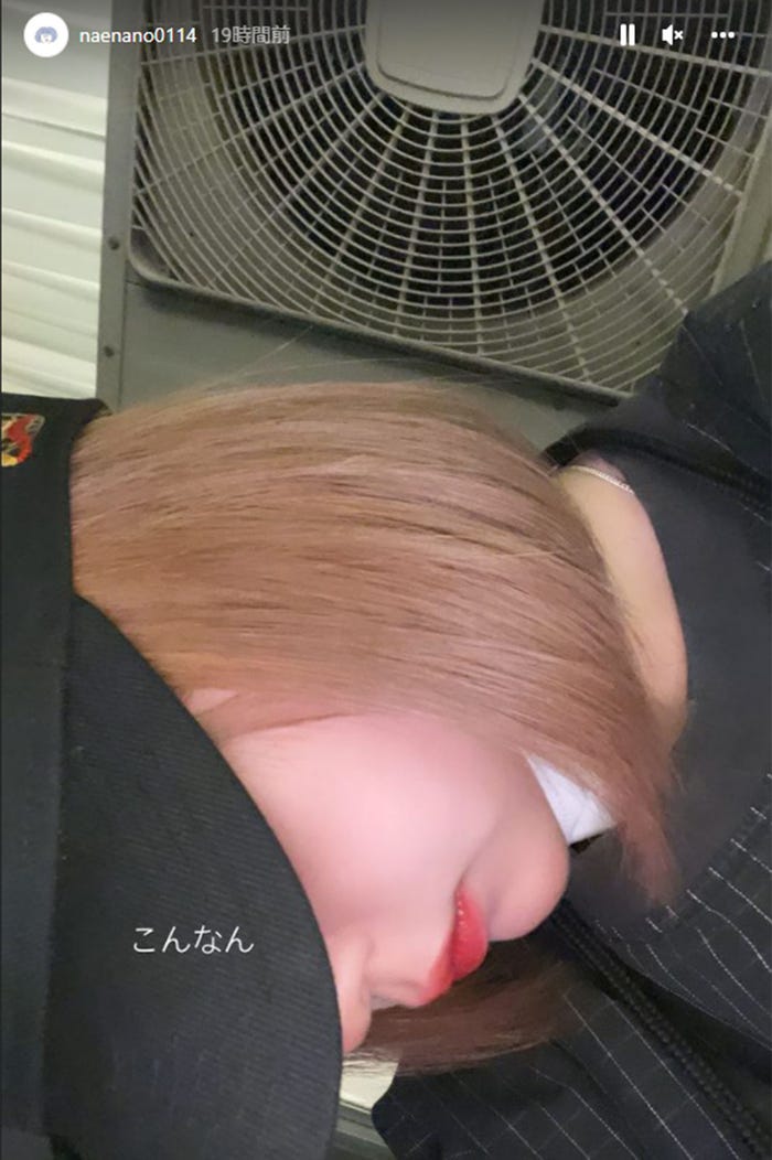 なえなのInstagramストーリーズより