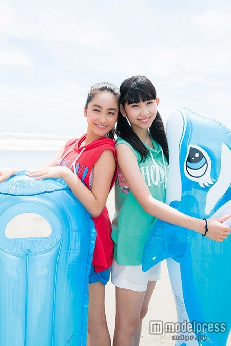 （左から）平祐奈、平蓮奈（C）Peach