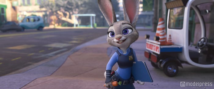ラプンツェルに似てる!?ディズニー新ヒロイン、「ウサギのジュディ」の魅力って?/(C)Disney