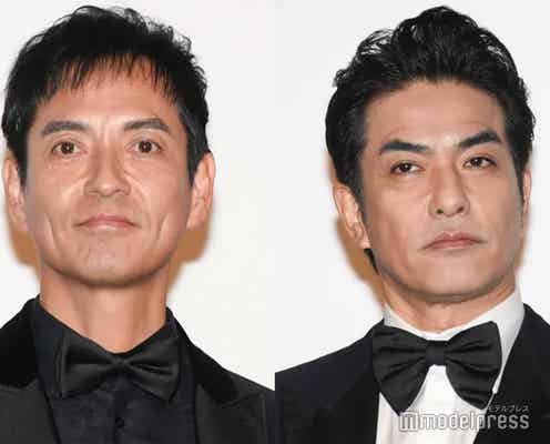 沢村一樹&北村一輝「カズキとイッキ」念願の自撮り公開「お顔も名前も似てる」「色気が半端ない」の声