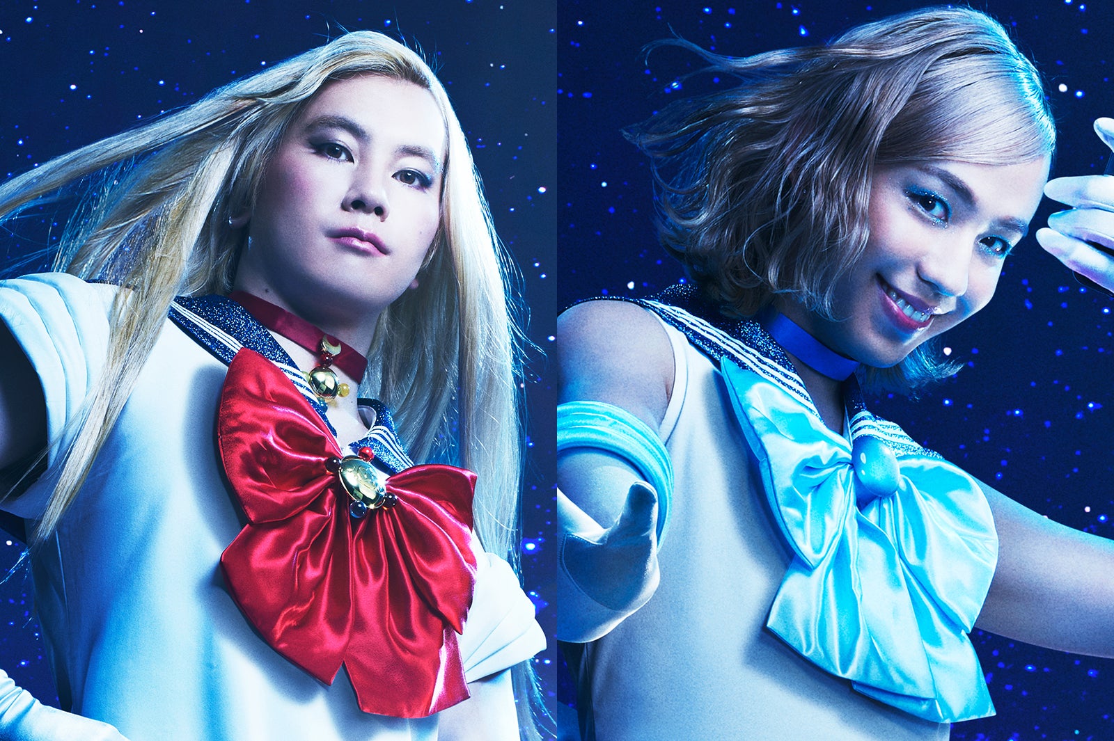 メイプル超合金・りゅうちぇるら“セーラー戦士”に 「無敵感すごい」「強い」と話題