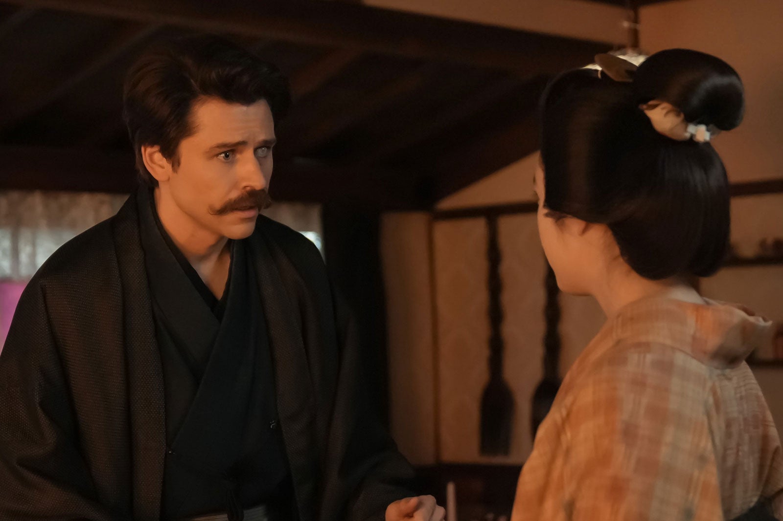 トミー・バストウ、高石あかり「ばけばけ」第75話（C）NHK