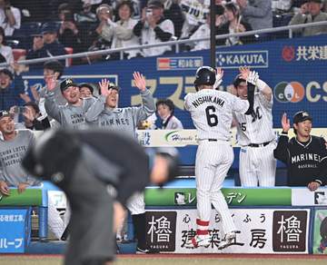 ロッテ 西川が決勝3ラン「ここしかないと思った」ノースリーから直球狙い打ち 5月初の連勝