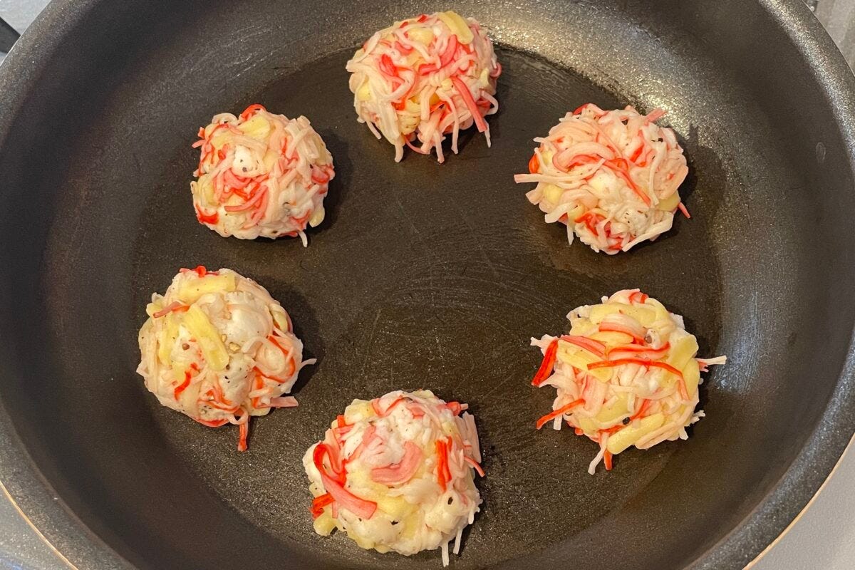 ロバート馬場 カニカマのチーズ焼き