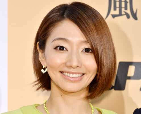 眞鍋かをり、第1子を出産