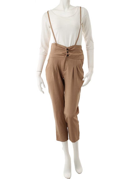 ハイウエストサス付シャーリングパンツ「fifth」4,093円(税込)