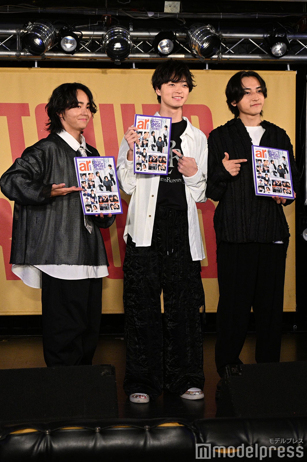 （左から）TAIKI（タイキ）、RUI（ルイ）、KANON（カノン）（C）モデルプレス