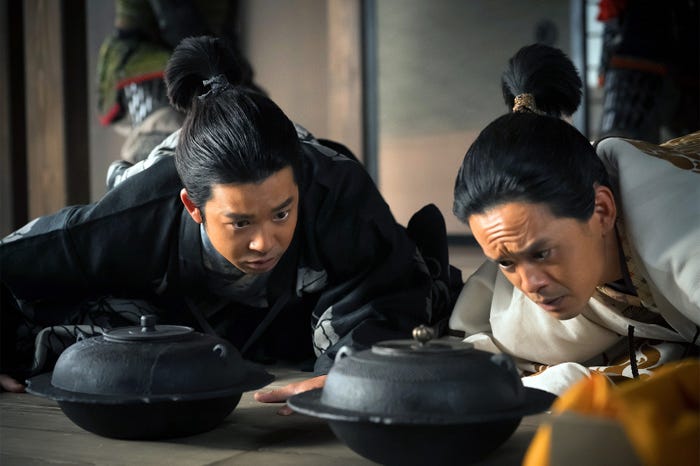 仲野太賀、池松壮亮「豊臣兄弟!」第20話(C)NHK