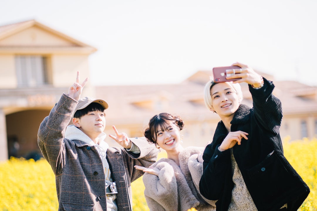 SASUKE、ゆな、松本怜生「彼とオオカミちゃんには騙されない」第6話（C）AbemaTV, Inc.