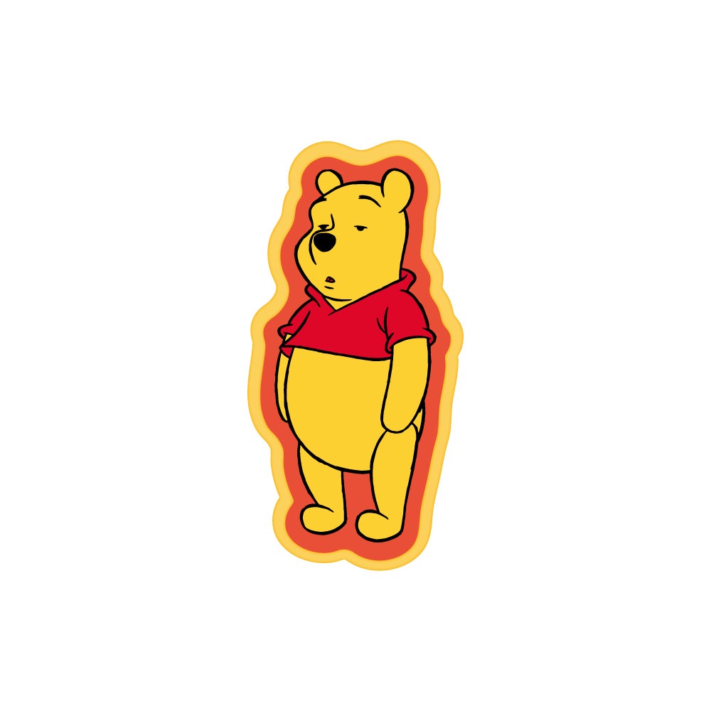 ワッペンステッカー（Pooh）税込1,100円（C）Disney．Based on the &quot;Winnie the Pooh&quot; works by A．A．Milne and E.H. Shepard．