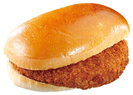 盛りすぎ！牛肉入りコロッケパン税込181円／提供画像