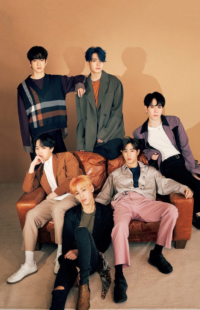 「mini」9月号(宝島社、2019年8月1日発売)裏表紙:GOT7(提供画像)