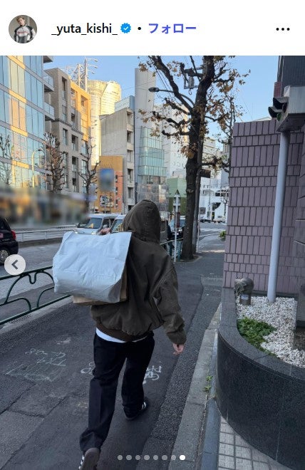 岸優太Instagramより