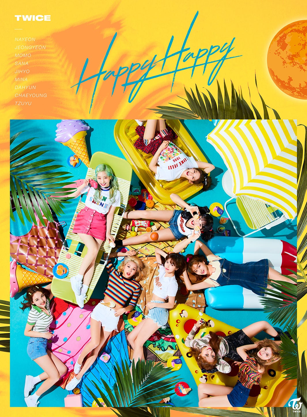 TWICE「HAPPY HAPPY」初回限定盤A（提供写真）