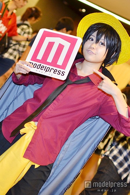 「ONE PIECE」のコスプレも人気！ルフィに扮した来場者