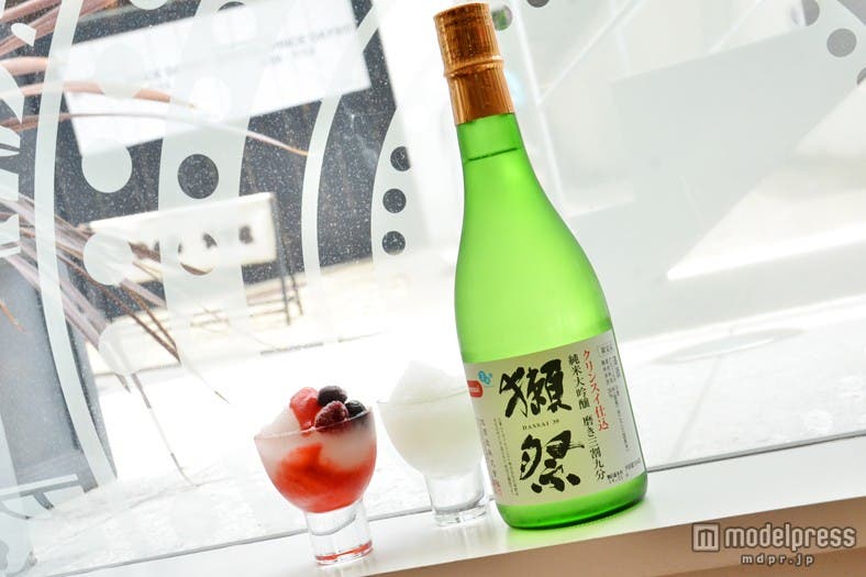 「クリンスイ仕込 獺祭 純米大吟醸 磨き三割九分」が飲めるのは「MIZUcafe」だけ