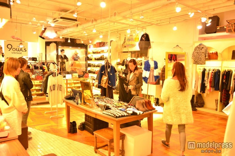 イマドキなアイテムが何でも揃い、若い女性に大人気