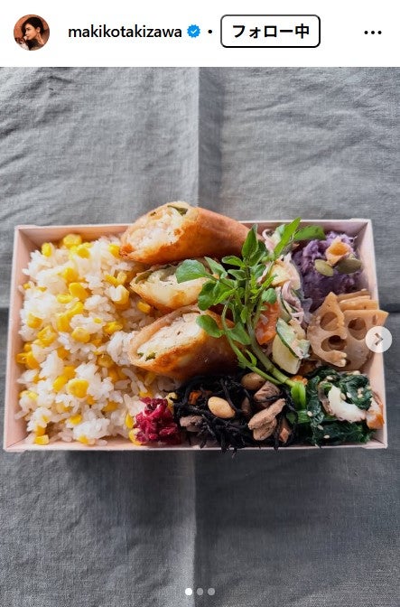 滝沢眞規子Instagramより