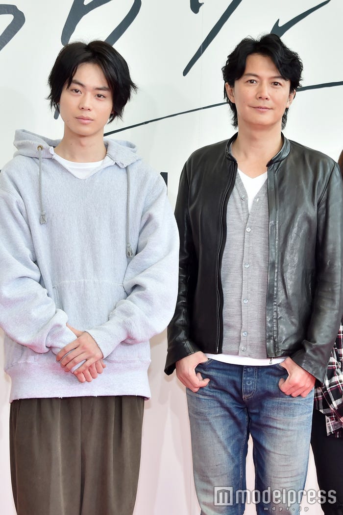 (左より)菅田将暉、福山雅治/制作発表会見より(C)モデルプレス