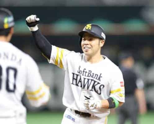 ソフトバンクが先制 復帰の近藤がタイムリー「大事な先制点を取ることができて良かった」 左脇腹痛でCSファイナルSは不在