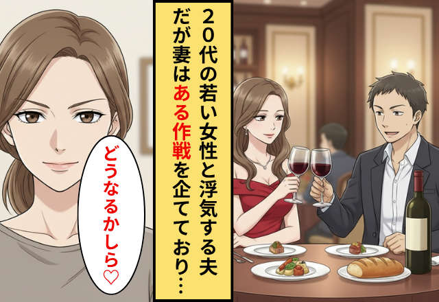 金持ちのフリをして浮気する夫！？だが「どうなるかしら♡」妻があえて泳がせた結果⇒夫と浮気女「え！？」
