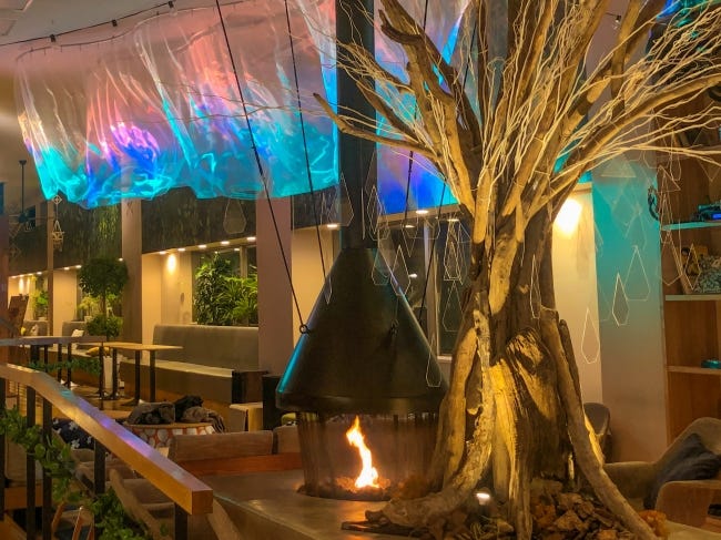 YouTuberかす、元彼とのデートスポット“おふろカフェ”を「ガチおすすめ」泡バズーカに大はしゃぎ