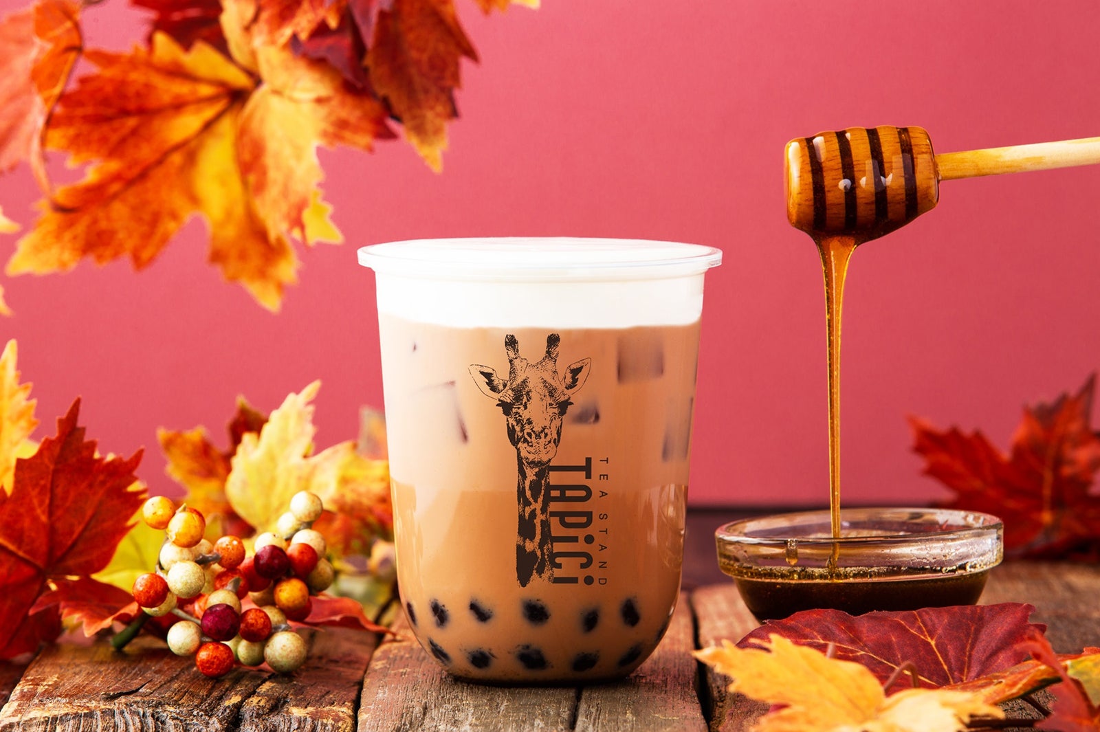 季節限定プーアールメープルチーズティー／画像提供：ドロキア・オラシイタ