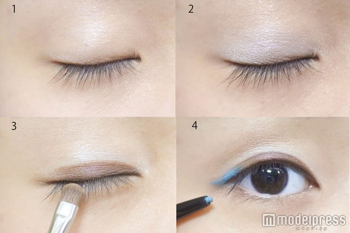 ターコイズブルーは目尻だけにON/写真・MAKO(C)モデルプレス