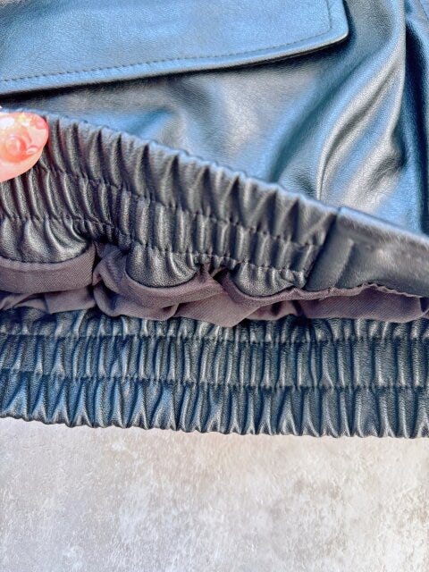 GUGIRLSフライトジャケット GUGIRLSフライトジャケットの裾ゴム部分