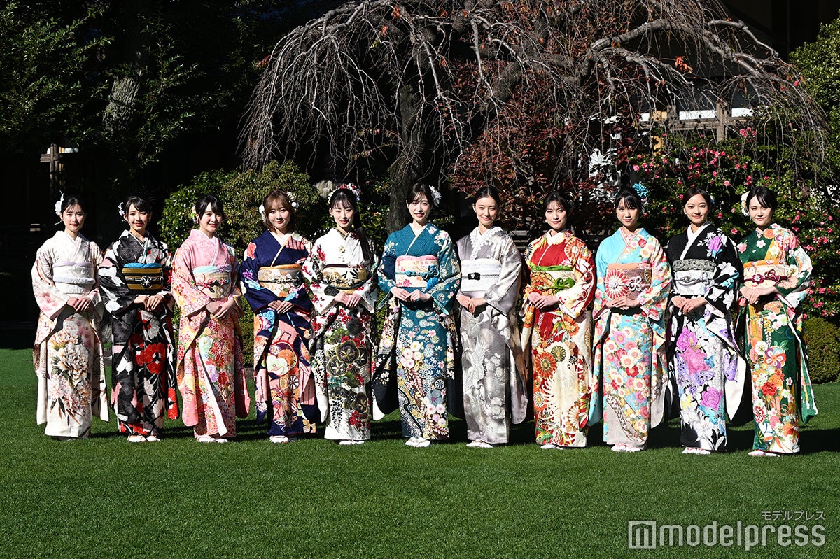 井頭愛海、ギュナイ滝美、本田紗来、本田望結、井本彩花、高橋ひかる、宮本茉由、玉田志織、大角ゆき、川瀬莉子、尾碕真花（C）モデルプレス