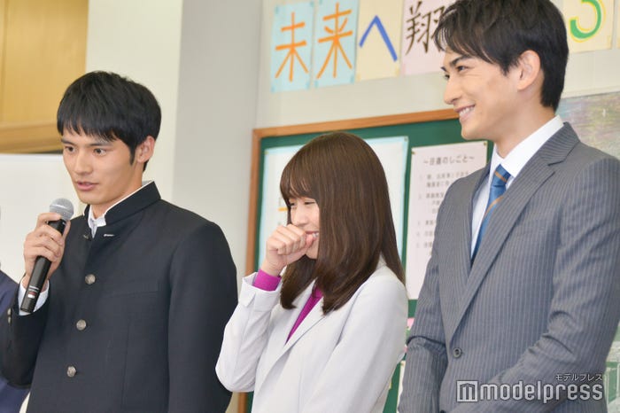 岡田健史、有村架純、町田啓太(C)モデルプレス