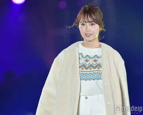 乃木坂46衛藤美彩、オール白の“王道モテ”コーデ 溢れる透明感で魅了<TGC北九州2017>
