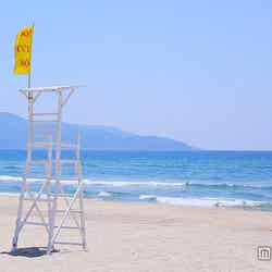 青く美しいバックミアンビーチ