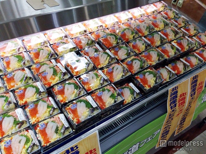 「イトーヨーカドー北海道フェア」甘海老といくらの海鮮ちらし