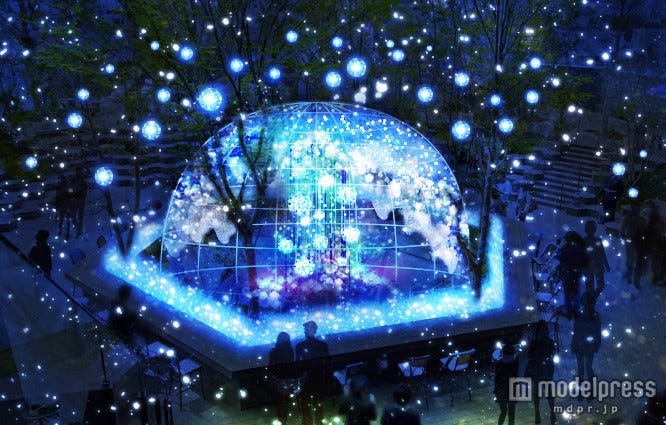 光の泉輝く表参道Xmas、体感型イルミネーションも登場