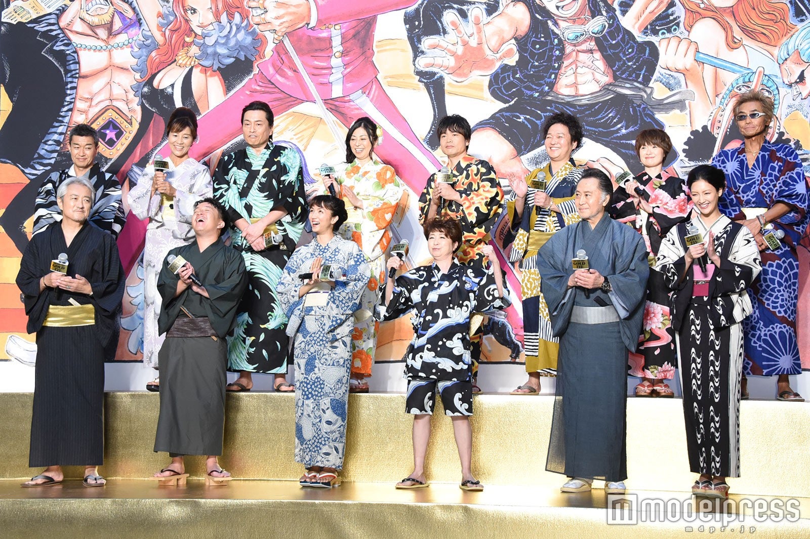 （左上から時計回りに）チョー、山口由里子、平田広明、岡村明美、中井和哉、山口勝平、大谷育江、矢尾一樹、菜々緒、北大路欣也、田中真弓、満島ひかり、濱田岳、山路和弘（C）モデルプレス