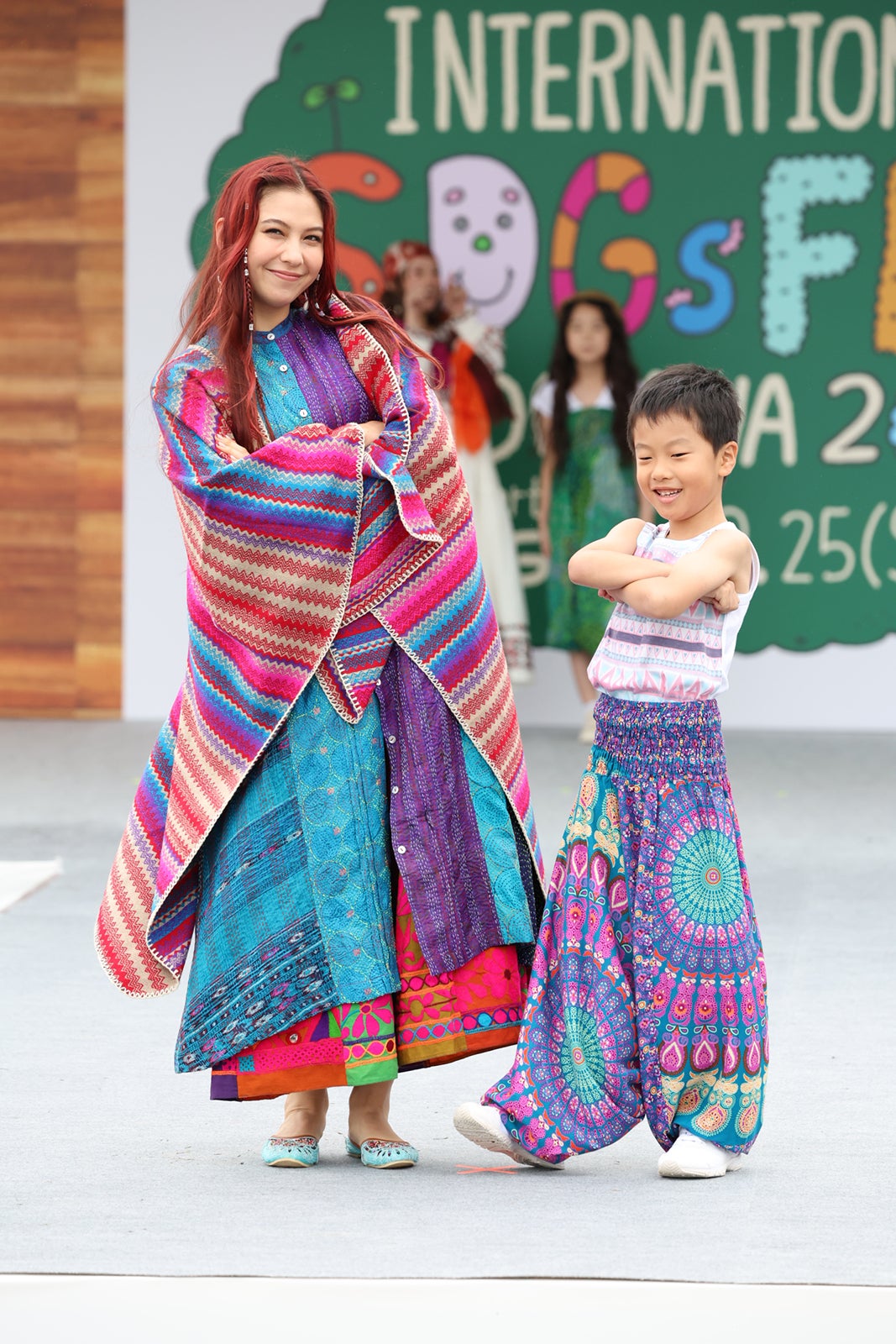 長谷川ミラ、Uta Mishima（C）INTERNATIONAL SDGs FES in EDOGAWA 2025 supported by TGC