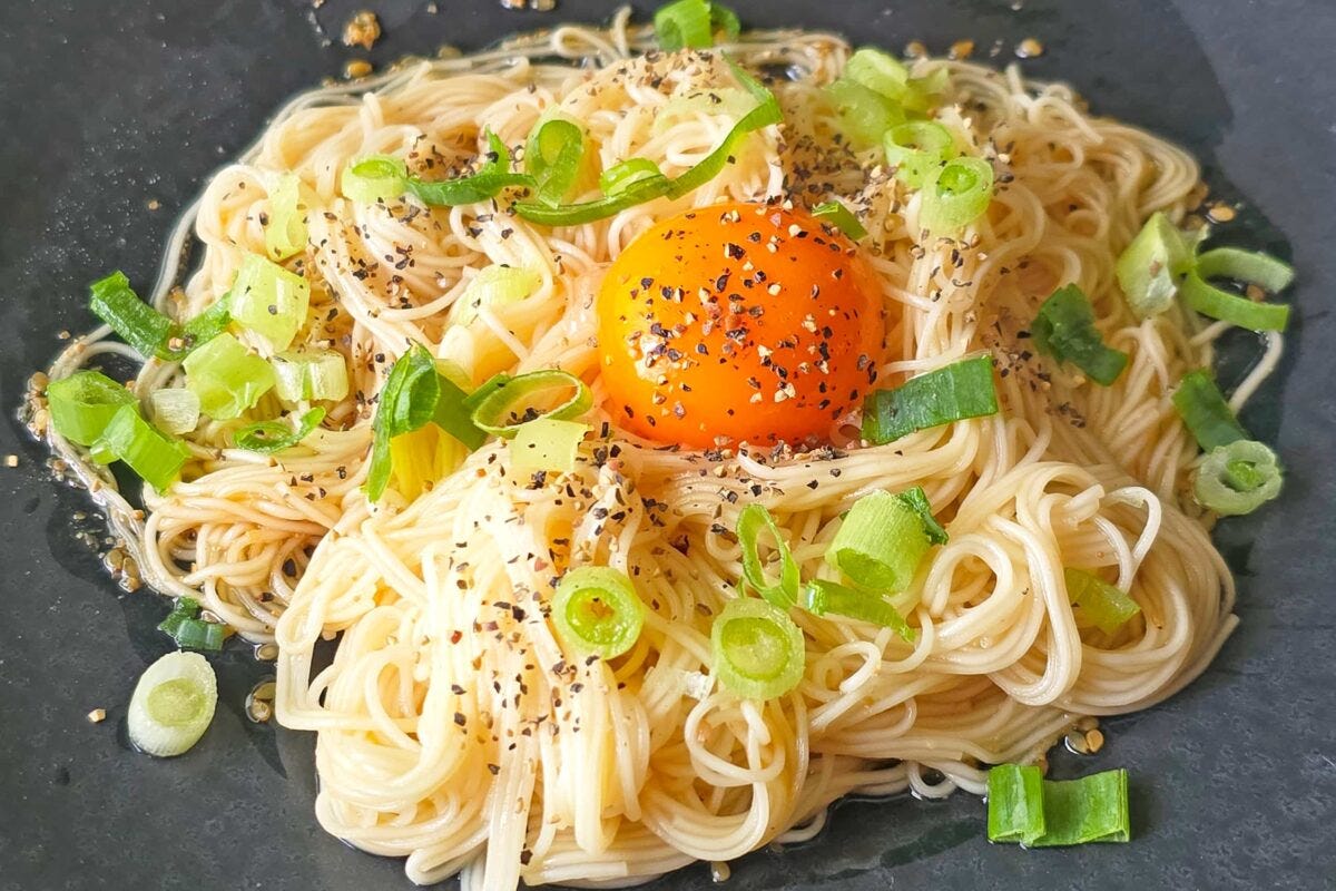 簡単油そうめん