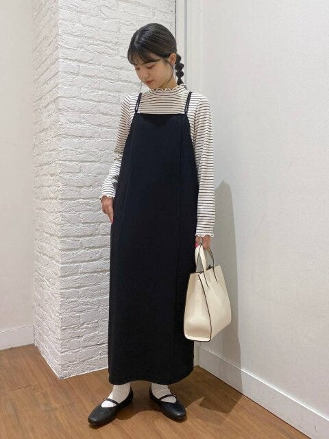 グローバルワーク　ワンピース　キャミワンピ　体型カバー