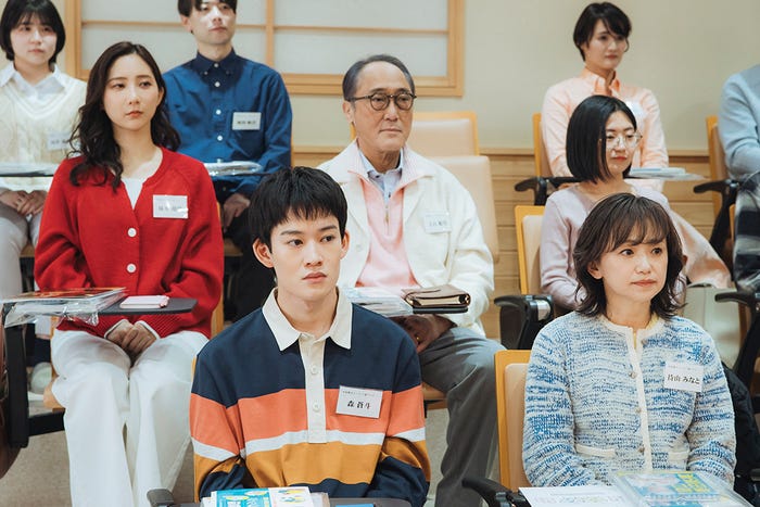 ファーストサマーウイカ、佐野史郎、山時聡真、永作博美「時すでにおスシ!?」第1話(C)TBS