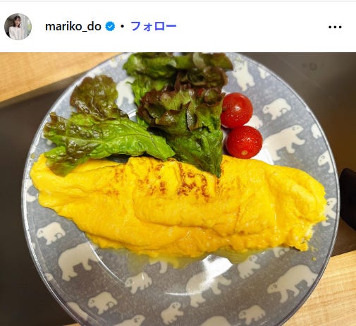 堂真理子Instagramより