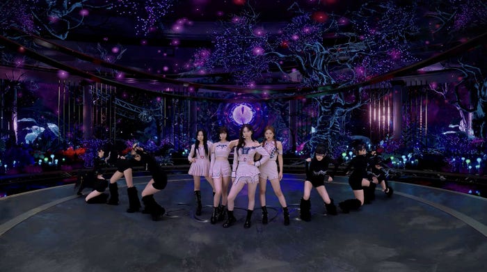 「LYNK-POP:THE 1st VR CONCERT aespa」より(提供写真)
