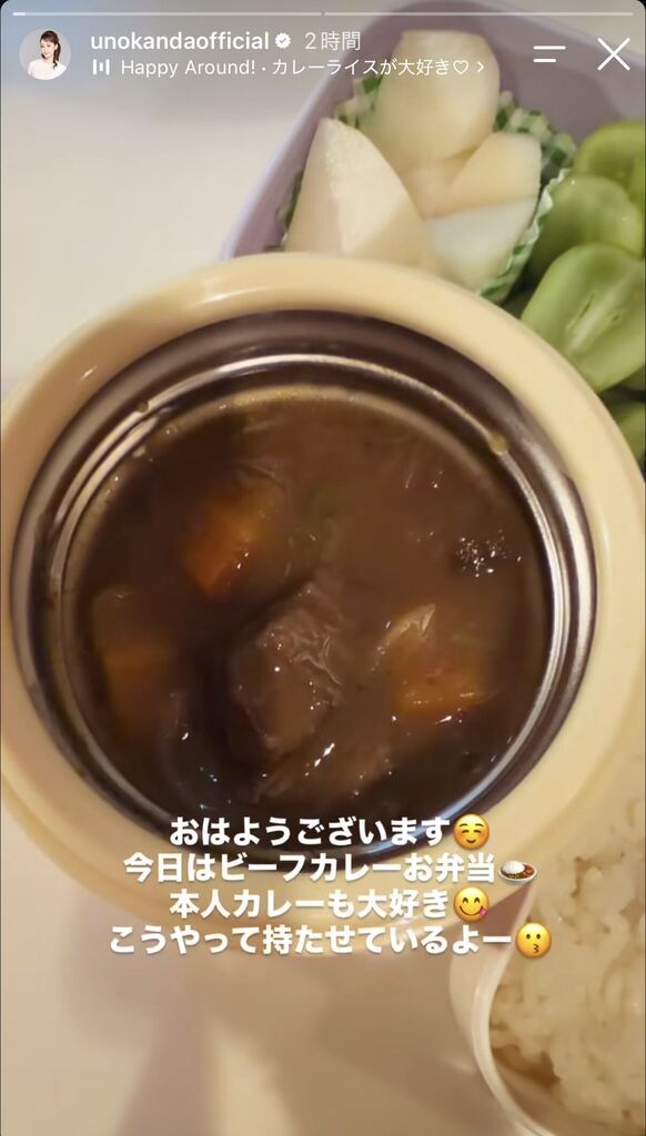 神田うのInstagramストーリーズより