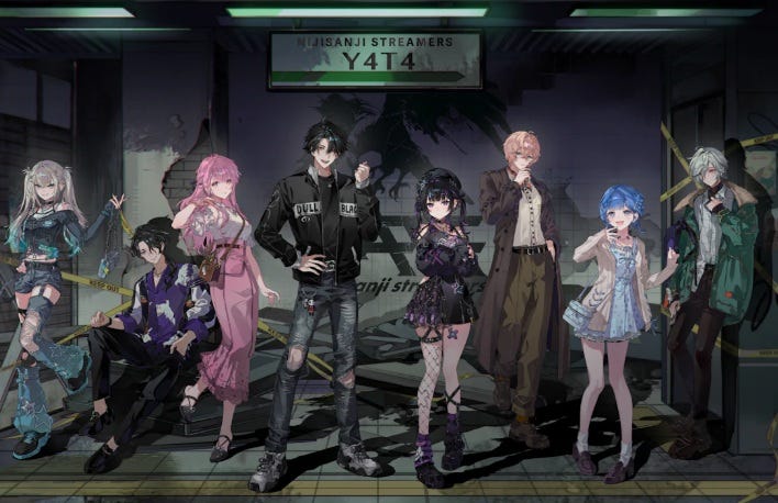 人気VTuberグループ・にじさんじからゲーム実況がメインの新人が8人デビュー