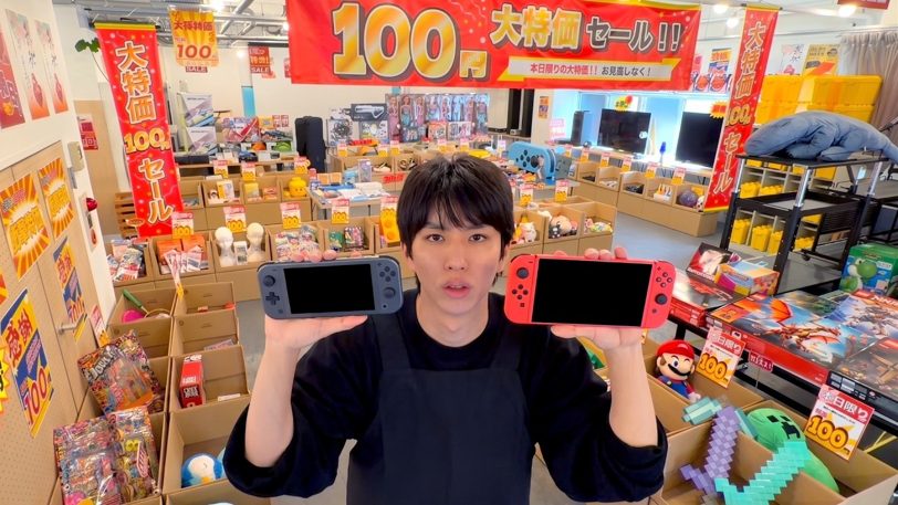 Switch本体も100円！はじめしゃちょーのゲリラフリマが静岡で大盛況