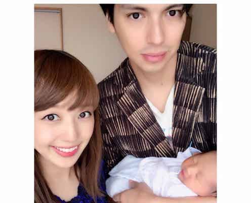 川崎希、夫・アレクと家族3ショット公開 退院を報告