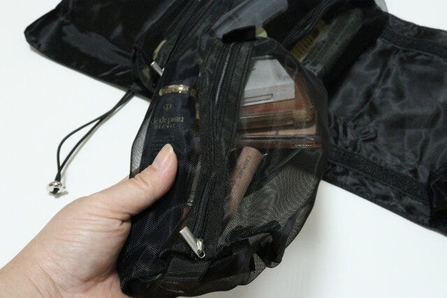 トラベル化粧バッグ 取り外し トラベル化粧バッグ 取り外し