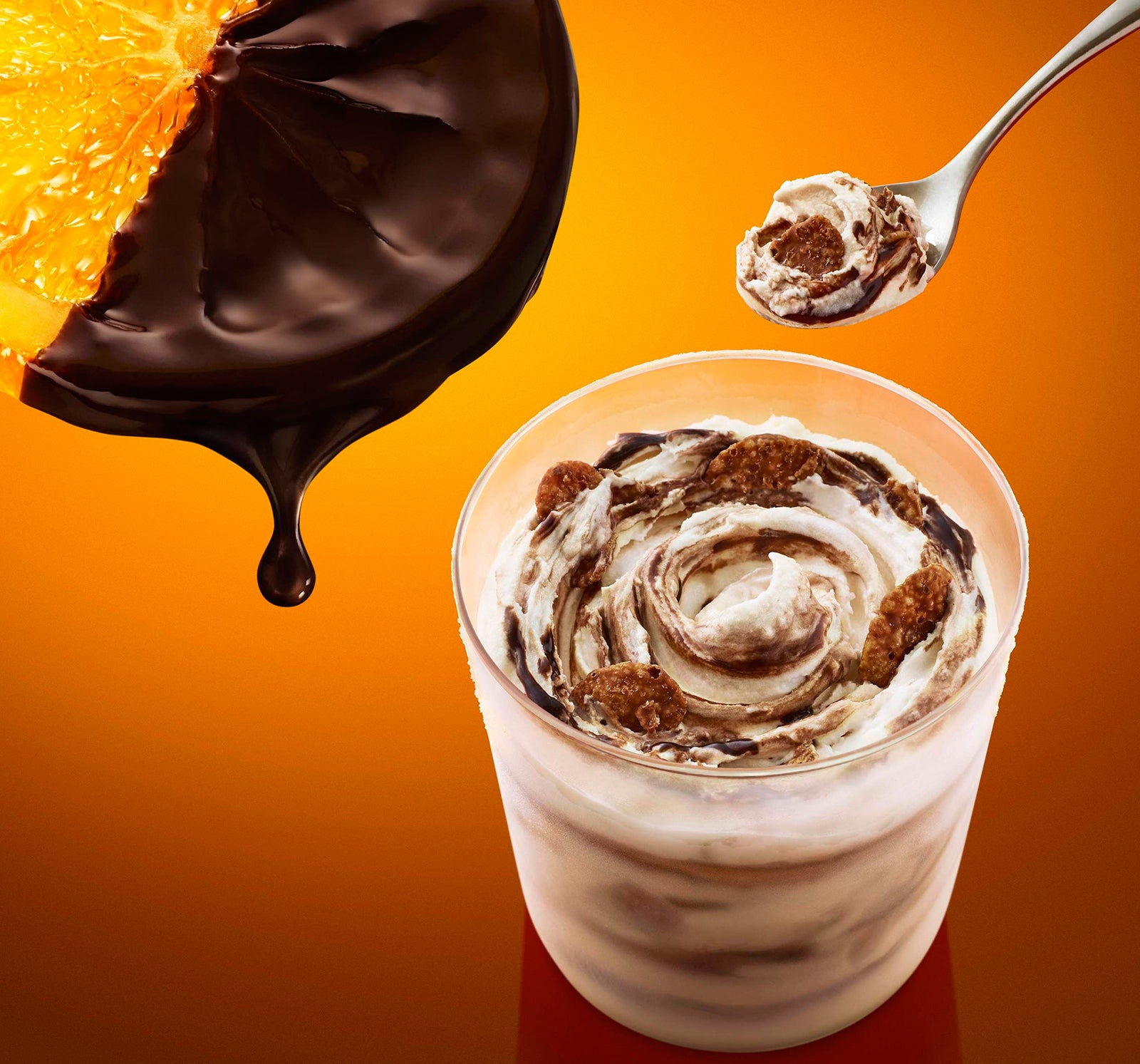 マックフルーリーに「オレンジショコラ」味 上品で繊細な大人の味わい